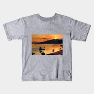 Sunrise over Nissaki Kids T-Shirt